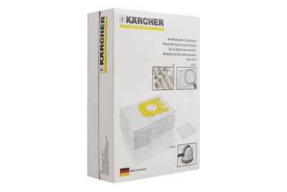 Kärcher, Kärcher Vliesfilterbeutel 5Stk. – Staubsaugerbeutel/Staubbeutel – weiss