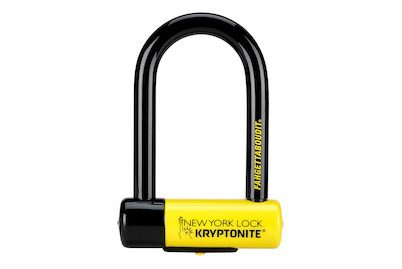 Kryptonite Bügelschloss New York Fahgettaboudit Mini Gelb