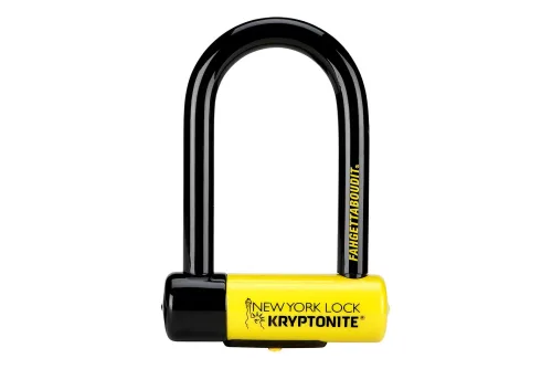 Kryptonite Bügelschloss New York Fahgettaboudit Mini Gelb