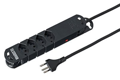Steba Variabl Steckdosenleiste mit Reset-Knopf | 2.3 kW | 4× T13