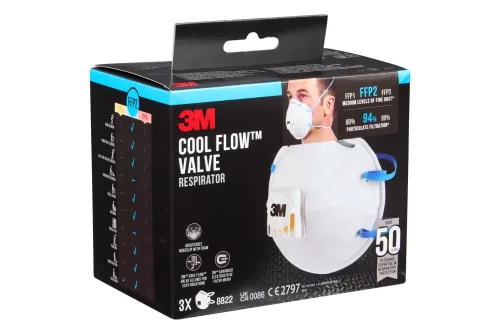 3M, 3M Partikelmaske Ffp2 | mit Ventil | 8822-3 | 3 Stk