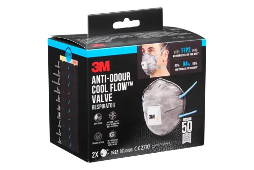 3M Partikelmaske Ffp2 | mit Ventil | 9922-2 | 2 Stk