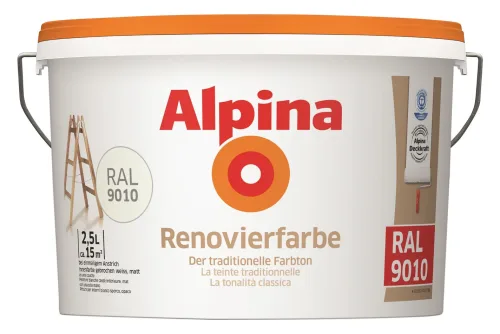 Alpina, Alpina Renovierfarbe RAL 9010