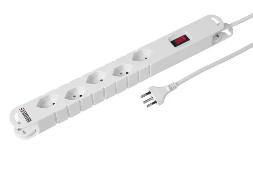 Steba Steckdosenleiste Twist mit Resetschalter | 5 × Typ 13 | 2500 W