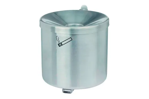 Kipp-Wandaschenbecher aus Stahlblech | ⌀ 15 × 14.5 cm | 2.4 l