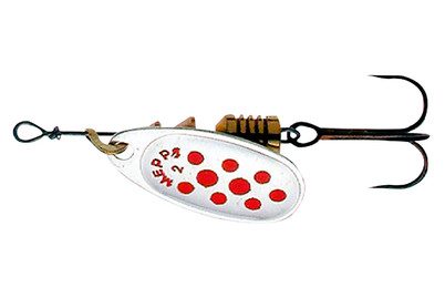 Mepps, Mepps Comet silber/rot - ohne Widerhaken - Spinner