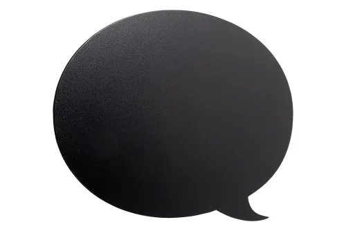 SECURIT, SECURIT - Kreidetafel, 53X30X1.5CM, Black