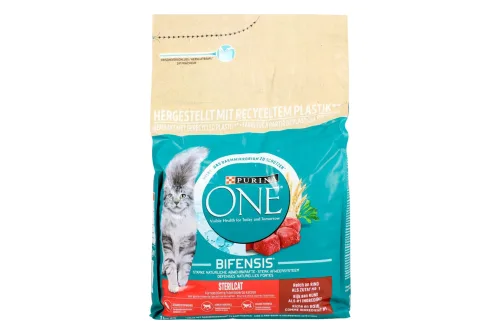 Purina ONE Trocken-Katzenfutter Sterilcat Rind & Weizen
