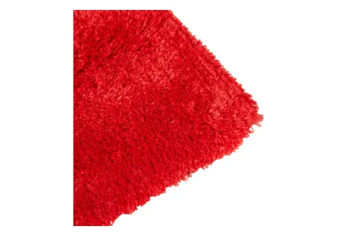 Spirella, Spirella Badteppich Fino Rot | 40 × 60 cm