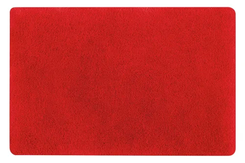 Spirella, Spirella Fino Badteppich Rot | 0.6 × 0.9 m