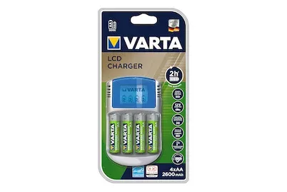 VARTA, Varta LCD Charger 4x5716 & 12V & USB Rundzellen-Ladegerät NiMH Micro (AAA), Mignon (AA)