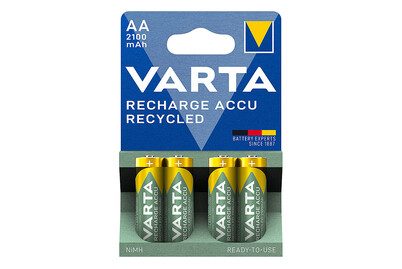 VARTA, VARTA - Recycling-Akku AA 2100 mAh 4-teilig, AA