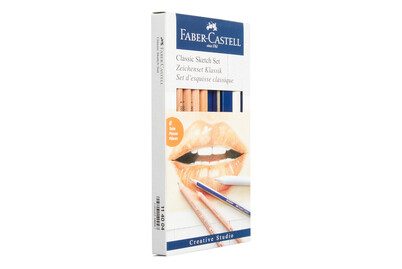 Faber-Castell, FABER-CASTELL Zeichenset Klassik 114004 Bleistift,Papier, Pitt Oil