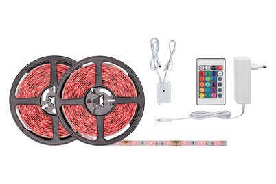 Paulmann, Paulmann SimpLED 78980 LED-Streifen-Komplettset mit Stecker 12 V 10 m RGB 1 St.