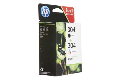HP, HP Combopack 304 BK/color 3JB05AE DeskJet 2620 120/100 Seiten