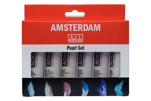 Amsterdam, Amsterdam Starter Set 17820506 Pearl T&ouml;ne 6x20ml