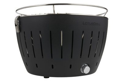 Lotusgrill, LotusGrill Original Anthrazit Holzkohlegrill – Holzkohlegrill/Kohlegrill – anthrazitgrau