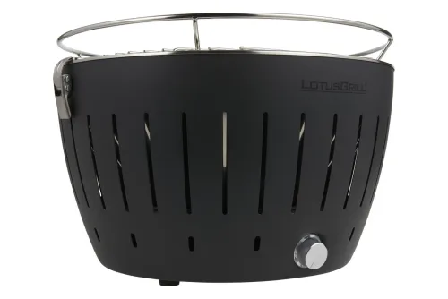 Lotusgrill, LotusGrill Original Anthrazit Holzkohlegrill – Holzkohlegrill/Kohlegrill – anthrazitgrau