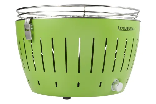 Lotusgrill, LotusGrill Original grün G340 Holzkohlegrill – Holzkohlegrill/Kohlegrill – limettengrün