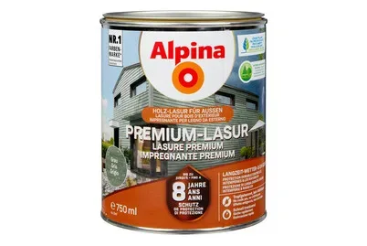Alpina Premium-Lasur Grau | 0.75 l