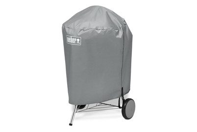 WEBER, Weber Abdeckhaube für Holzkohlegrills 57 cm – Weber Grillabdeckung/Grill Abdeckhaube – grau