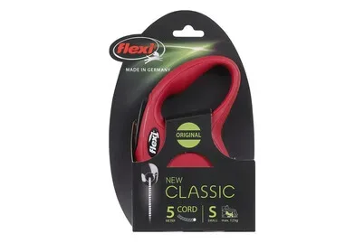 Flexi New Classic S, rot, 5m