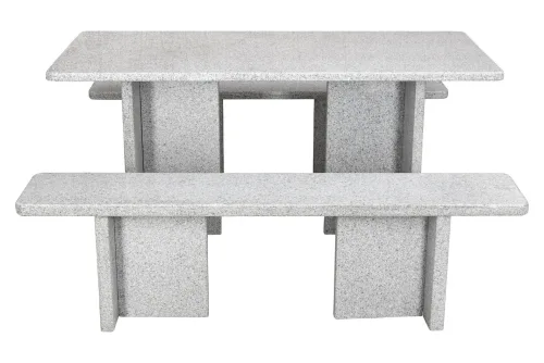 Morcote Granittisch mit Sitzbank