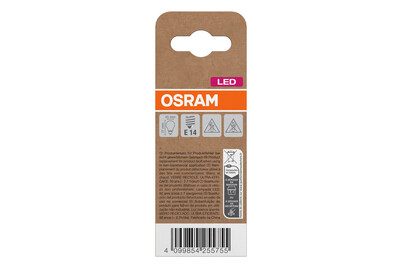 OSRAM HOMELIGHTING, OSRAM HOMELIGHTING 4099854255755 LED EEK A (A - G) E14 Glühlampenform 2.2 W = 40 W Warmweiß (Ø x H) 45 mm x 45 mm 1 St.