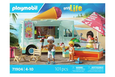 PLAYMOBIL, Playmobil® Spielwelt »Ice Cream Truck mit Surfshop 71904«