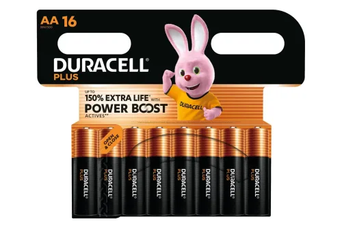 DURACELL, Duracell Plus Power Boost MN1500 Mignon (AA)-Batterie 1.5 V 16 St.