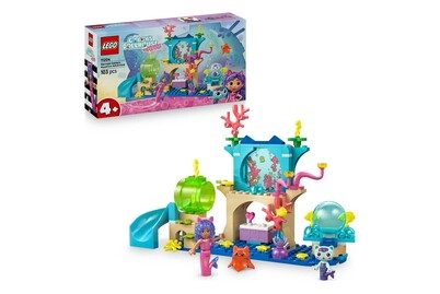 LEGO, LEGO® Spielbausteine »LEGO® Gabby's Dollhouse Meerjungfrau Aquarium Abenteuer 11204«, (103 St.)