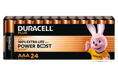Duracell Batterien plus Aaa/Lr03 24 Stück