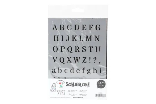 I am Creative, I AM CREATIVE Schablone Alphabet A5 MAK2000.56