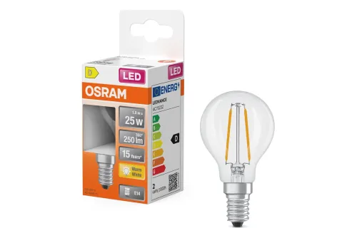 Osram, Glühbirne Ledfilament E14 250 Lumen