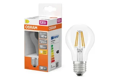 OSRAM HOMELIGHTING, OSRAM HOMELIGHTING 4099854466632 LED EEK D (A - G) E27 3.4 W Warmweiß (Ø x H) 60.00 mm x 60.00 mm 1 St.