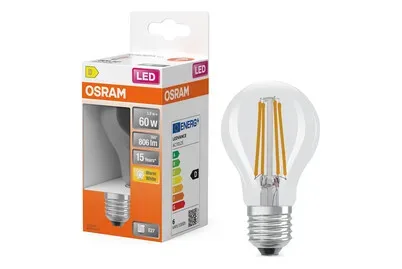 OSRAM HOMELIGHTING, OSRAM HOMELIGHTING 4099854467912 LED EEK D (A - G) E27 5.9 W Warmweiß (Ø x H) 60.00 mm x 60.00 mm 1 St.