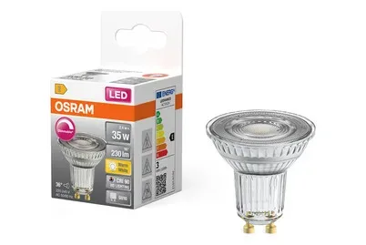 OSRAM HOMELIGHTING, OSRAM HOMELIGHTING 4099854457036 LED-Reflektorlampe EEK E (A - G) GU10 2.4 W Warmweiß (Ø x H) 50.00 mm x 50.00 mm 1 St.