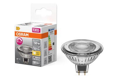 OSRAM HOMELIGHTING, OSRAM HOMELIGHTING 4099854456893 LED-Reflektorlampe EEK E (A - G) GU5.3 6.1 W Warmweiß (Ø x H) 50.00 mm x 50.00 mm 1