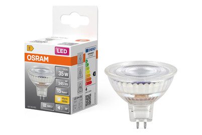 OSRAM HOMELIGHTING, OSRAM HOMELIGHTING 4099854458385 LED-Reflektorlampe EEK E (A - G) GU5.3 3.4 W Warmweiß (Ø x H) 50.00 mm x 50.00 mm 1
