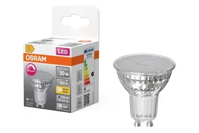 OSRAM HOMELIGHTING, OSRAM HOMELIGHTING 4099854457487 LED-Reflektorlampe EEK E (A - G) GU10 3.7 W Warmweiß (Ø x H) 50.00 mm x 50.00 mm 1 St.