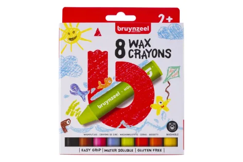 BRUYNZEEL, BRUYNZEEL Wachsmalstifte Kids 60131008 8 Farben