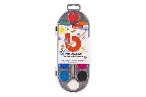BRUYNZEEL, BRUYNZEEL Wasserfarbenset Kids 60152012 12 Farben