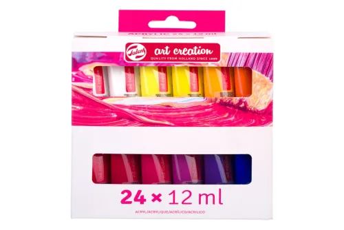 Talens, TALENS Acrylfarbe 24 x 12ml 9021824M Starterset