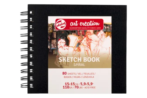 Talens, TALENS Skizzenbuch 15x15cm 9313151M Art Creation