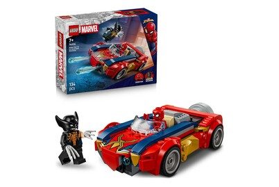 LEGO, LEGO Konstruktionsspielsteine "Spider-Man Auto vs. Venomized Wolverine (76336), LEGO Super Heroes" Made in Europe