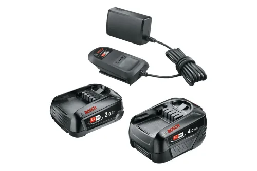 Bosch, BOSCH Akku-Set 2 Akkus 2Ah + 4Ah, 18 V, inkl. Ladegerät