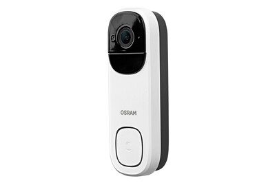 Osram Smart+, OSRAM SMART+ Smart Home WLAN-Türklingel mit Kamera, 2K, Akku, IP66, Weiß