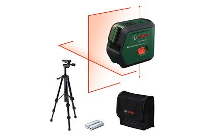 Bosch Home and Garden, Bosch Home and Garden UniversalLevel 2 Set Kreuzlinienlaser Reichweite (max.): 12 m