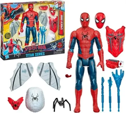 Hasbro, Hasbro - Spider-Man mit ultimativer Netzausrüstung, Multicolor