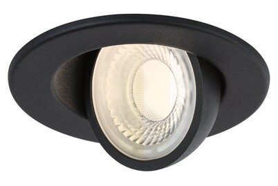 EBL Zina schwenkb 1x5W/8W WSel Schwarz